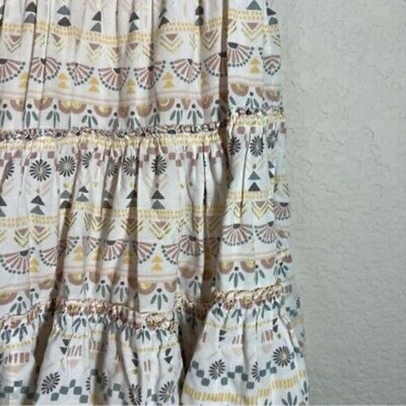 Rachel Zoe Girls Printed Tiered Dress Size 3T‎ Sleeveless Keyhole Back - Picture 2 of 9